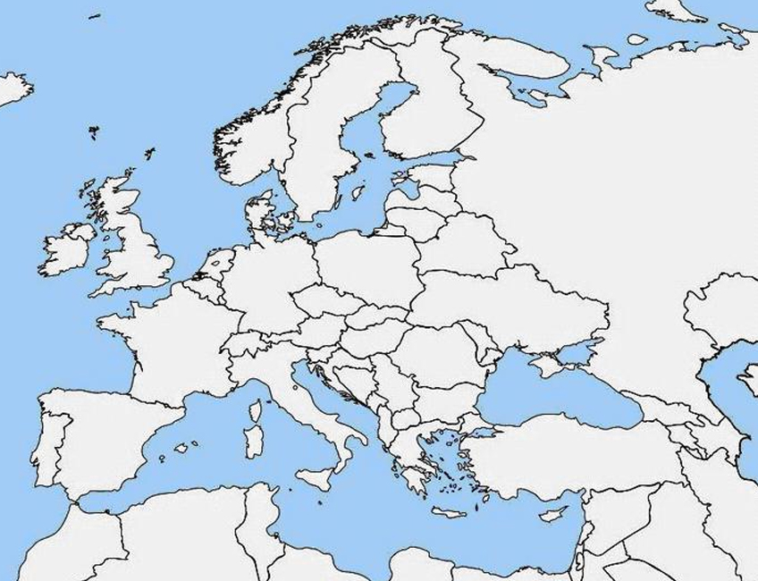 Kaart Europa Diensten & Bestemmingen
